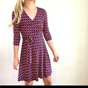 41 Hawthorn Renesme Cube Jersey Faux Wrap Dress size small
